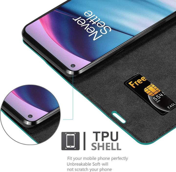 Immagine prodotto Cadorabo Libro Invis. Coperchio magnetico (OnePlus Nord CE 5G)