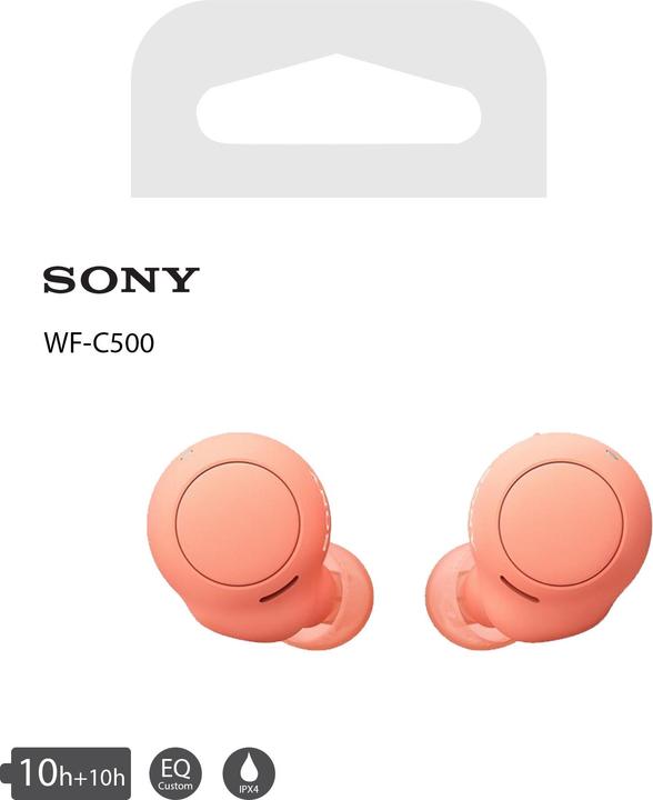 Immagine prodotto Sony WF-C500 (Nessuna soppressione del rumore, 10 h, Senza fili)