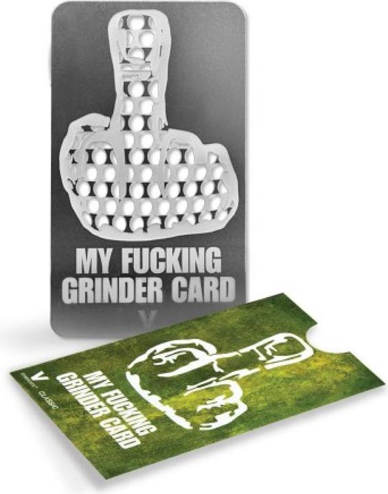 V Syndicate Europe V Syndicate Grinder Card - Doigt du milieu