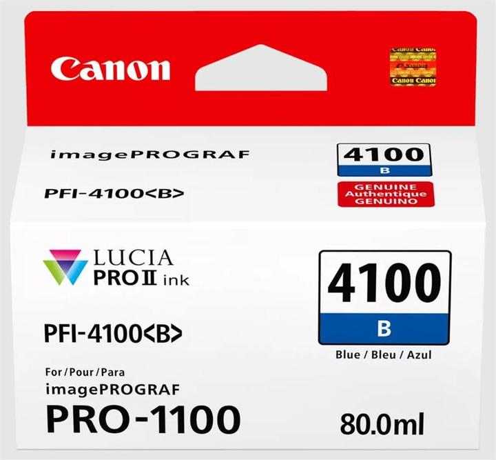 Energy Label Canon PFI-4100 B blue (B)