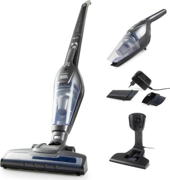 Actual product image Primo PR506SV 2-in-1 Snoerloze Stofzuiger Steelstofzuiger & Kruimeldief 18V Zilver