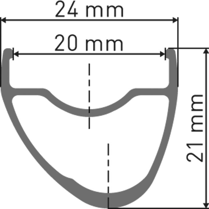 Produktbild DT Swiss RR 421 Felge asymmetric DB (28")