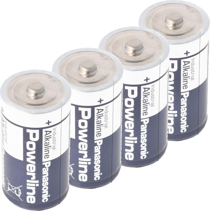 Produktbild Panasonic Powerline LR14 C Baby Batterie 4er Folie, bis zu 7 Jahre lagerfähig (4 Stk., R14)