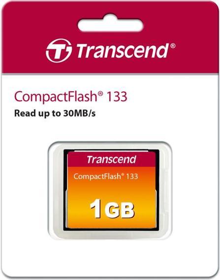 Image du produit Transcend Carte Compact Flash (1 Go, CF)