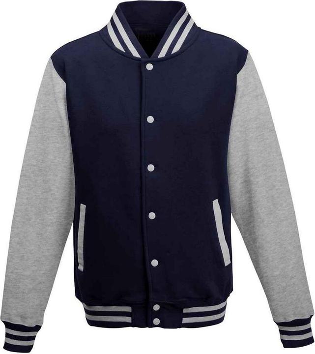 Navy blue, Heather grey