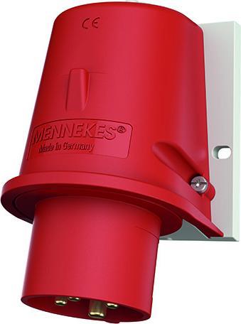 Mennekes MEN 800 16A4P 6H400V Spina a muro IP44 (IEC 60309)