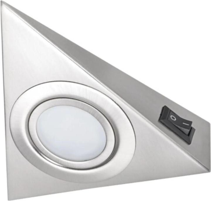 Produktbild Kanlux Unterbauleuchte Zepo G4 matt chrom mit Schalter (G4)