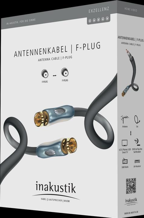 Produktbild Inakustik Exzellenz F-Plug (120 dB, SAT Kabel)