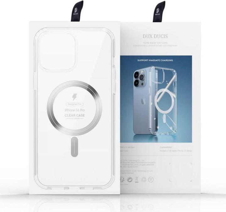Actual product image Dux Ducis Clin Case Compatible with MagSafe for Apple iPhone 14 Pro, Clear (Apple iPhone 14 Pro)