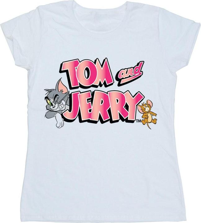 Immagine prodotto Tom & Jerry Gradient Logo Maglietta Donna (XXL)