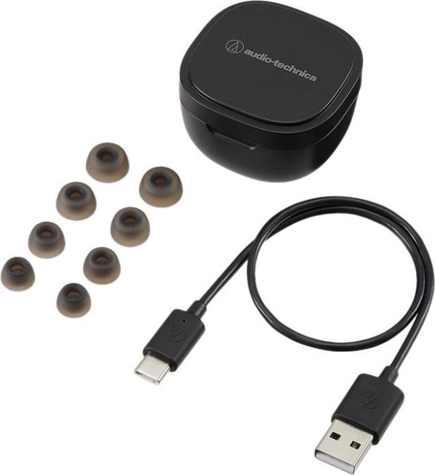 Actual product image Audio-Technica ath-sq1twbk. headphones (ANC, 19.50 h, Wireless)