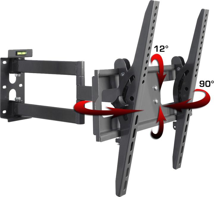 Image du produit VCM Morgenthaler WS200 Support TV mural 61,0 cm (24") 127,0 cm (50") Inclinable+S (Mur, 75", 40 kg)