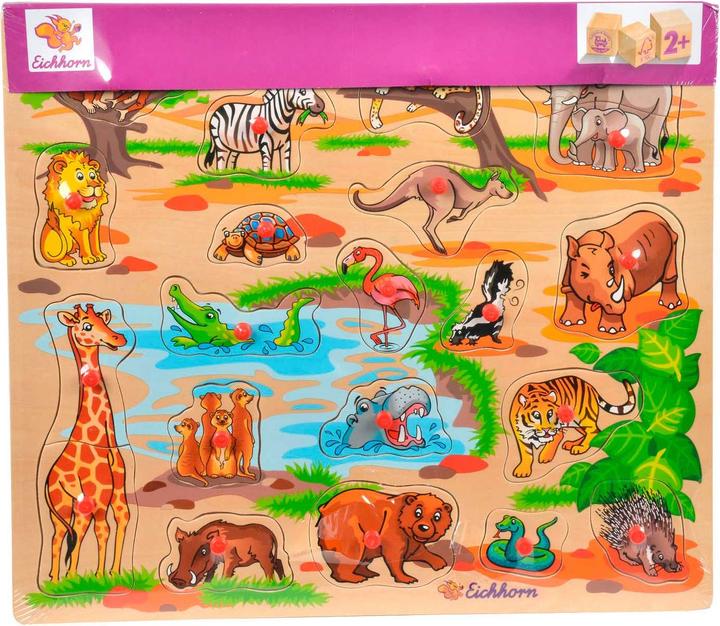 Produktbild Eichhorn Steckpuzzle (23 Teile)