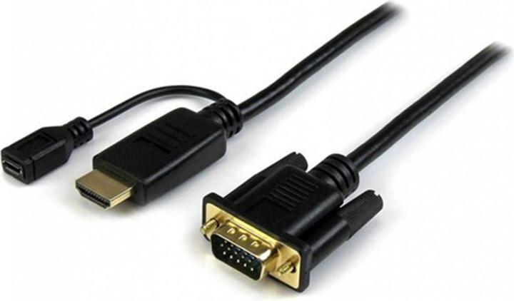 Immagine prodotto StarTech Cavo Adattatore Da HDMI A VGA Da 10 Piedi (3 m, HDMI)