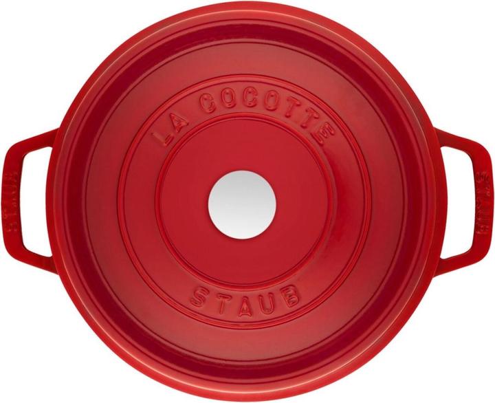 Immagine prodotto Staub La Cocotte Cocotte alta, 24 cm, rosso ciliegia (24 cm, Pirofila + casseruola, Ghisa)