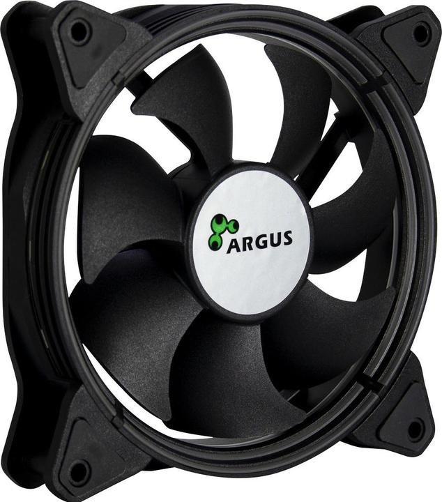 Produktbild Intertech Inter Tech Inter-Tech Lüfter 120*120*25 Argus Valo 1201 RGB (120 mm, 1 x)
