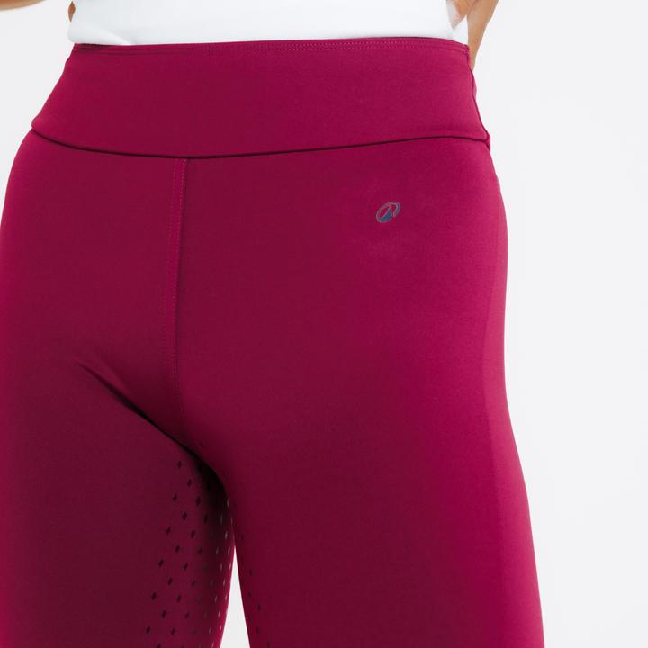 Immagine prodotto Fouganza Reitleggings 500 Full Grip Damen lila (L)