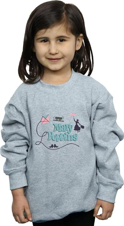 Actual product image Disney Girls Mary Poppins Logo Sweatshirt (152, 158)