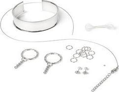Actual product image Fimo Jewellery findings" accessory set