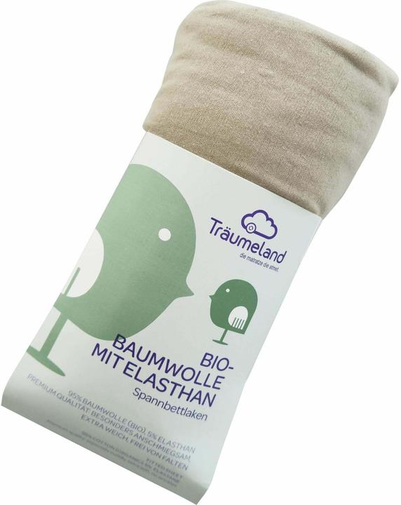 Träumeland Fix-Leintuch Anthrazit 60 x 120 cm + 70 x 140 cm
