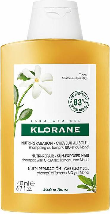 Klorane Polysianes Nutritional Shampoo (200 ml, Flüssiges Shampoo)