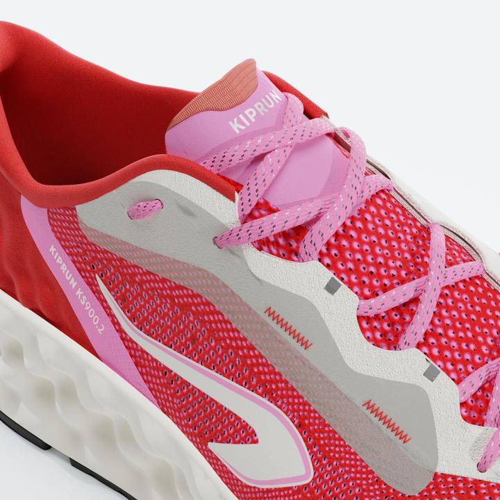 Actual product image Kiprun Laufschuhe Damen - KS900.2 rot (42)