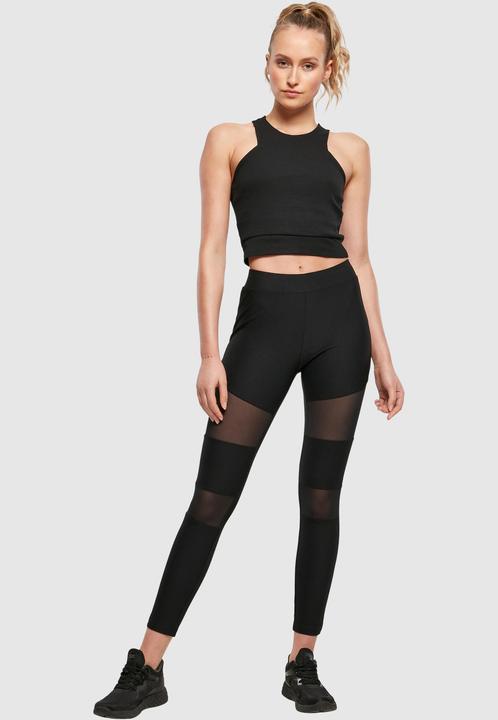 Immagine prodotto Urban Classics Leggings a costine Tech Mesh da donna (XXL)