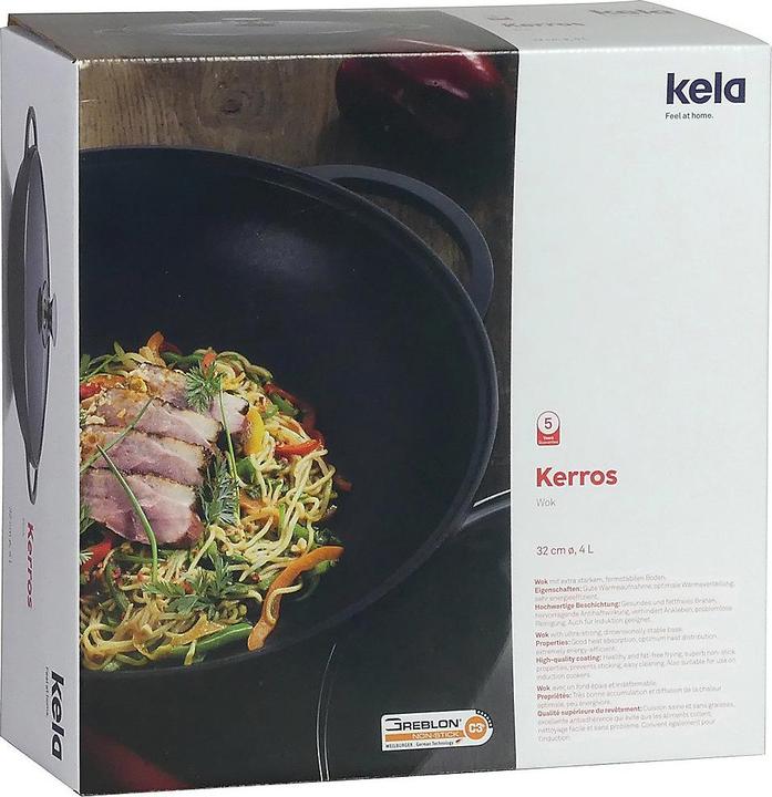 Productafbeelding Kela Kerros (32 cm, Wokpan, Gegoten aluminium)
