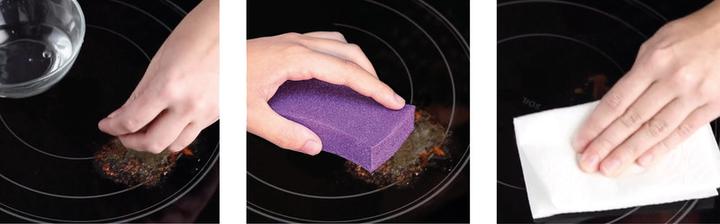 Image du produit Scotch-Brite Éponge de nettoyage pour vitrocéramique (3 pcs)