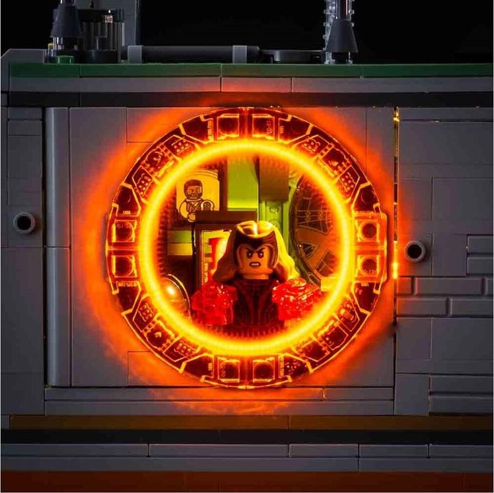 Actual product image Light my bricks LEGO Sanctum Sanctrorum #76218 Light Kit