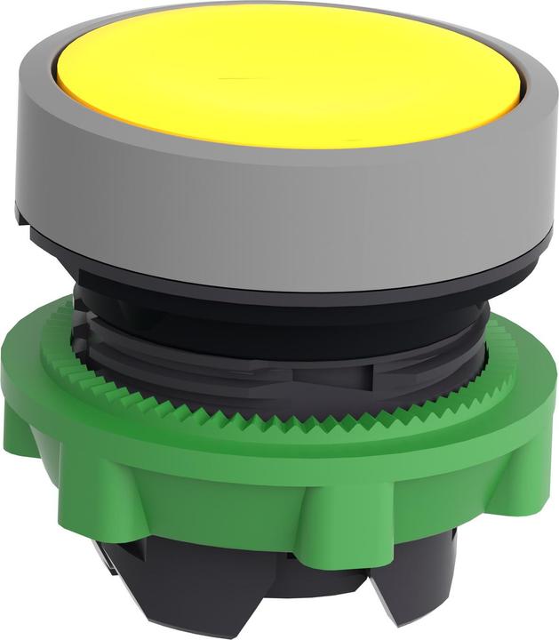 Actual product image Schneider Electric Pushbutton, front, plastic, momentary, ZB5AA5C0