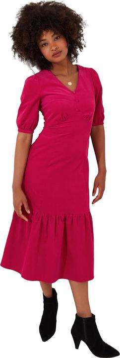 Image du produit Joe Browns Robe en velours côtelé vintage à manches bouffantes (36)