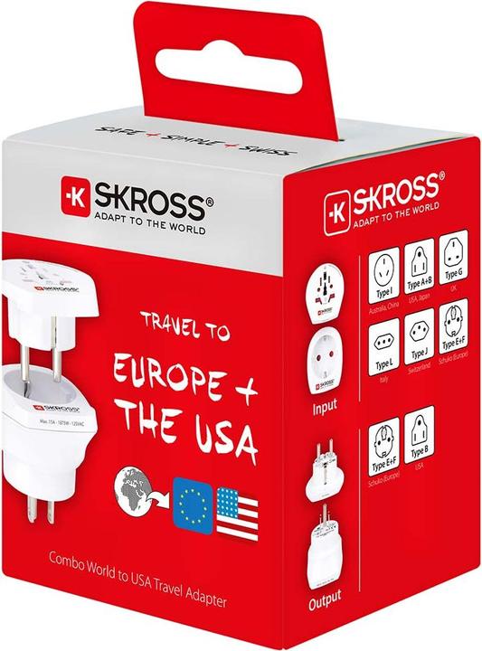 Produktbild Skross Reiseadapter CA W to EU