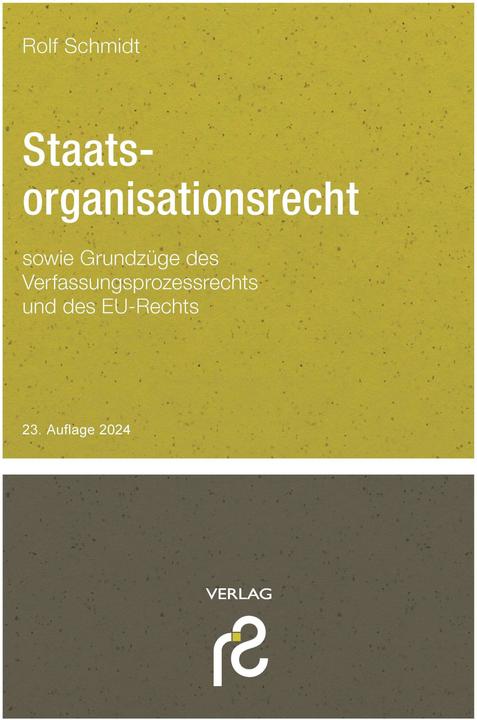 Actual product image Schmidt Spiele Staatsorganisationsrecht (German, Rolf Schmidt, 2024)