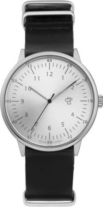 CHPO Harold Silver Black Horloge (40 mm)