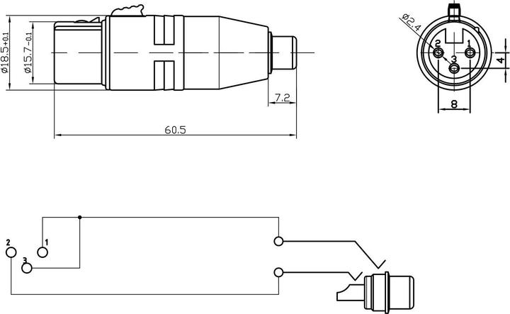Immagine prodotto Bemero BA1201 (Adattatore jack)