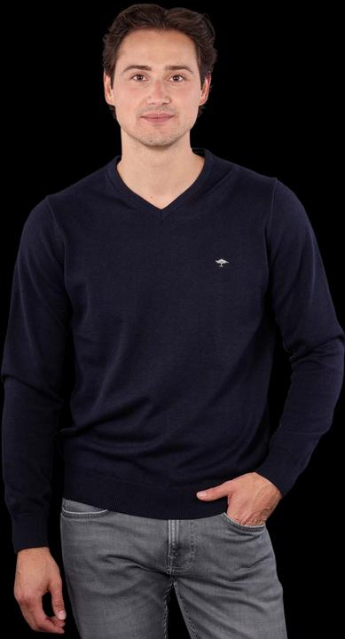 Fynch-Hatton Cardigan-Zip Sweater navy