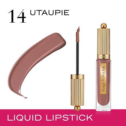 Actual product image Bourjois Rouge Velvet Ink (14 Utaupia)