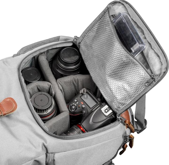 Actual product image mantona Luis junior retro photo backpack (Photo backpack, 14 l)