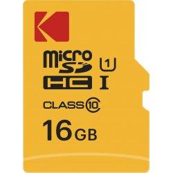Produktbild Emtec Kodak - Flash-Speicherkarte (microSDHC/SD-Adapter inbegriffen) (16 GB, microSDHC, U1, UHS-I)