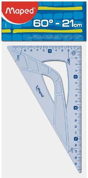 Maped Triangle à dessin Geometric 60 degrés, longueur de la caténaire:210 mm (210 mm)
