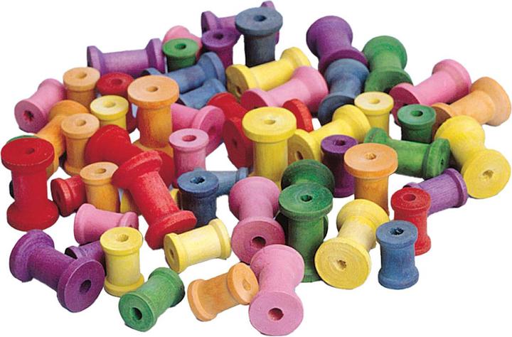 Produktbild Colorations Farbige Holzspulen, 50er-Set