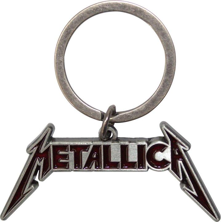 Metallica Deep Red Logo Schlüsselanhänger