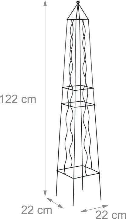 Image du produit Relaxdays Table de balcon (59 cm)