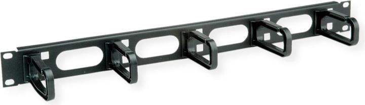 Actual product image Conteg DP-VP-P5-H 19" cable guide 1 U 5 cable eyelets 40/80