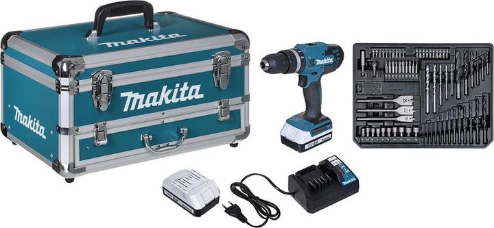 Productafbeelding Makita HP488D009 G-serie accu klopboormachine incl. koffer + 2 accu's (Oplaadbare batterij)