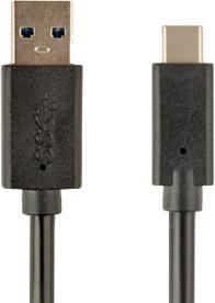 Immagine prodotto Hamlet XCU3A-UC31-MM10 cavo USB 1 m USB 3.2 Gen 1 (3.1 Gen 1) USB C USB A Nero (1 m, USB 3.2 Gen 1)