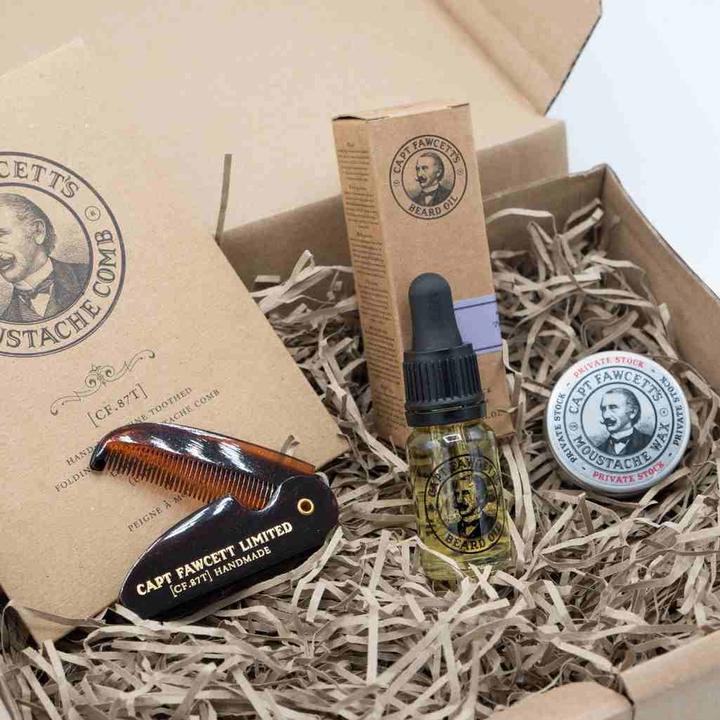 Produktbild Captain Fawcett Geschenkset Bart und Schnurrbart (Bartpflege set)