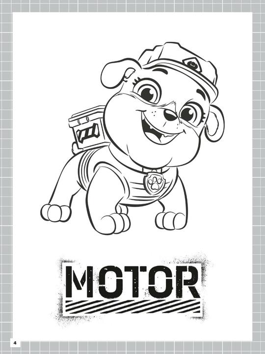 Image du produit Rubble & Crew : Livre de coloriage à pattes de construction