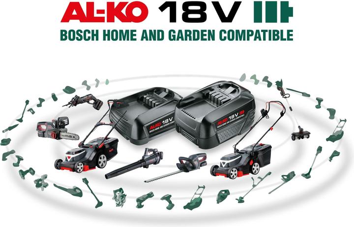 Productafbeelding AL-KO 18 V Bosch Huis en Tuin Compatibel Accu Grasmaaier 38.2 Li Comfort (Oplaadbare batterij)